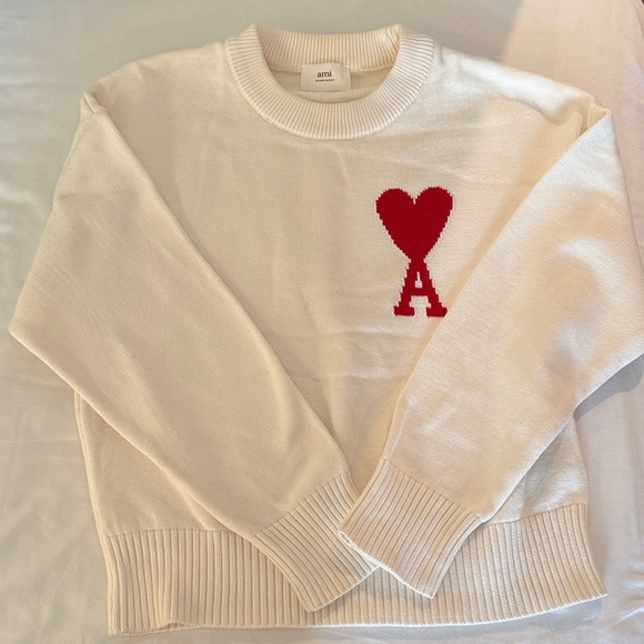 Ami Other - Men Ami Sweater White